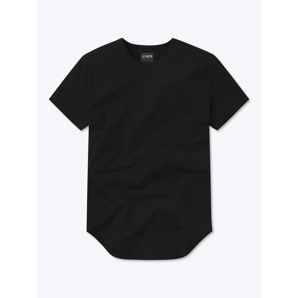 NWOT Cuts Elongated Short Sleeve Black Medium Pyca Pro Shirt